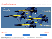 Tablet Screenshot of chicagolandrecruiters.com